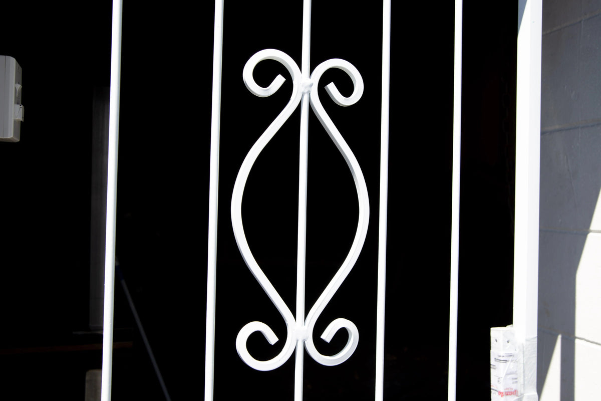 Regal steel security gate for residential entrance security