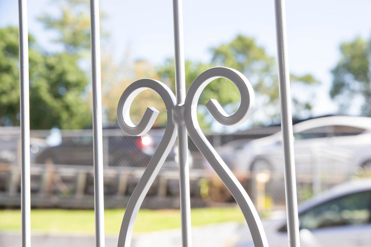 Regal steel security gate for residential entrance security