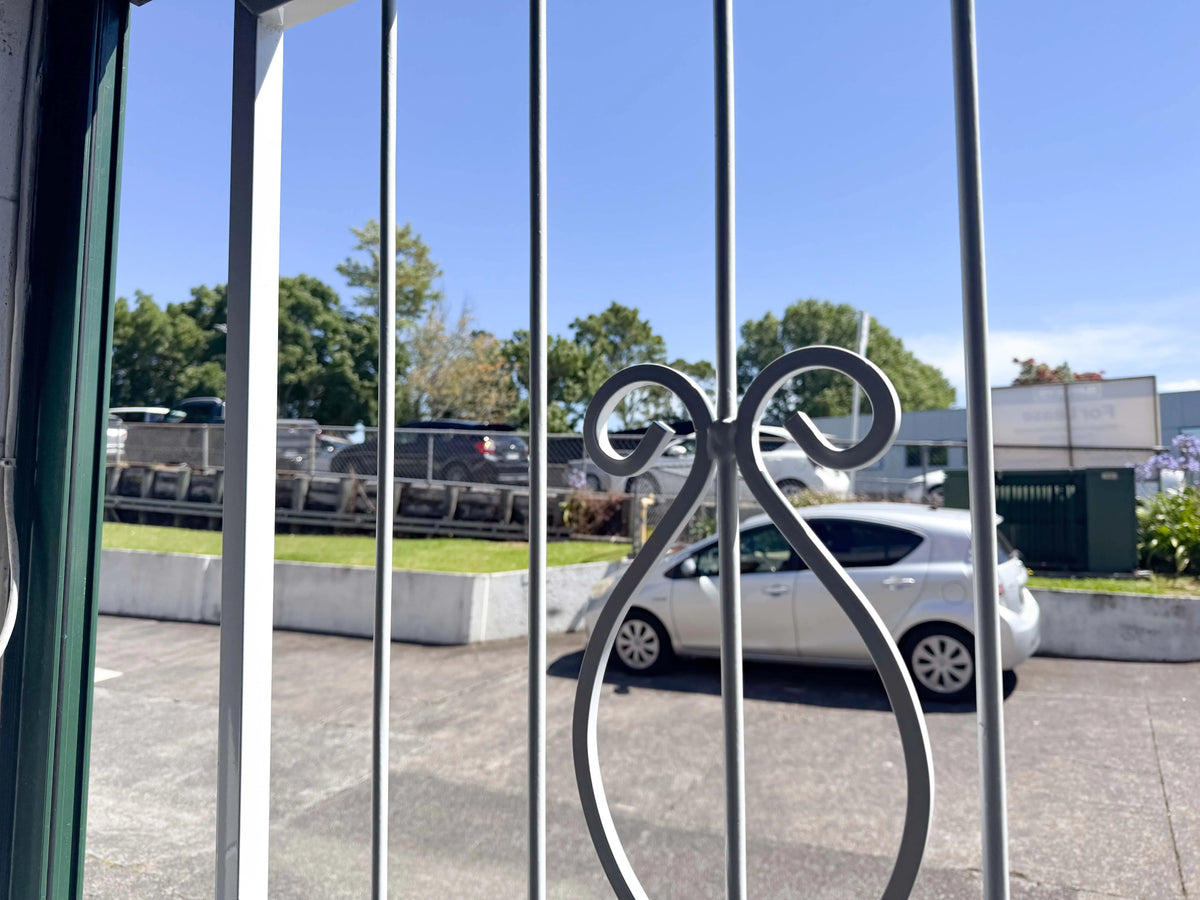 Regal steel security gate for residential entrance security
