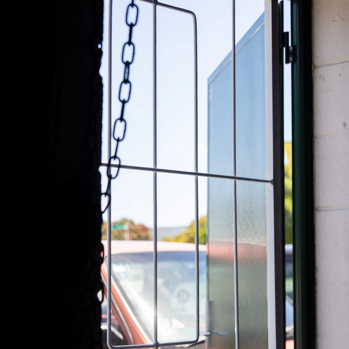 Valor Steel Security Gate 770mm wide x 1950mm High (Ref 34) - Commercial, Gates, metal security gate, Residential - White DIY XPANDA