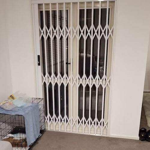 Aluglide Retractable Security Gate A 1500mm (W) 2150mm (H) - Commercial, Doors, Gates, Residential, Retractable Security Gate - DIY XPANDA