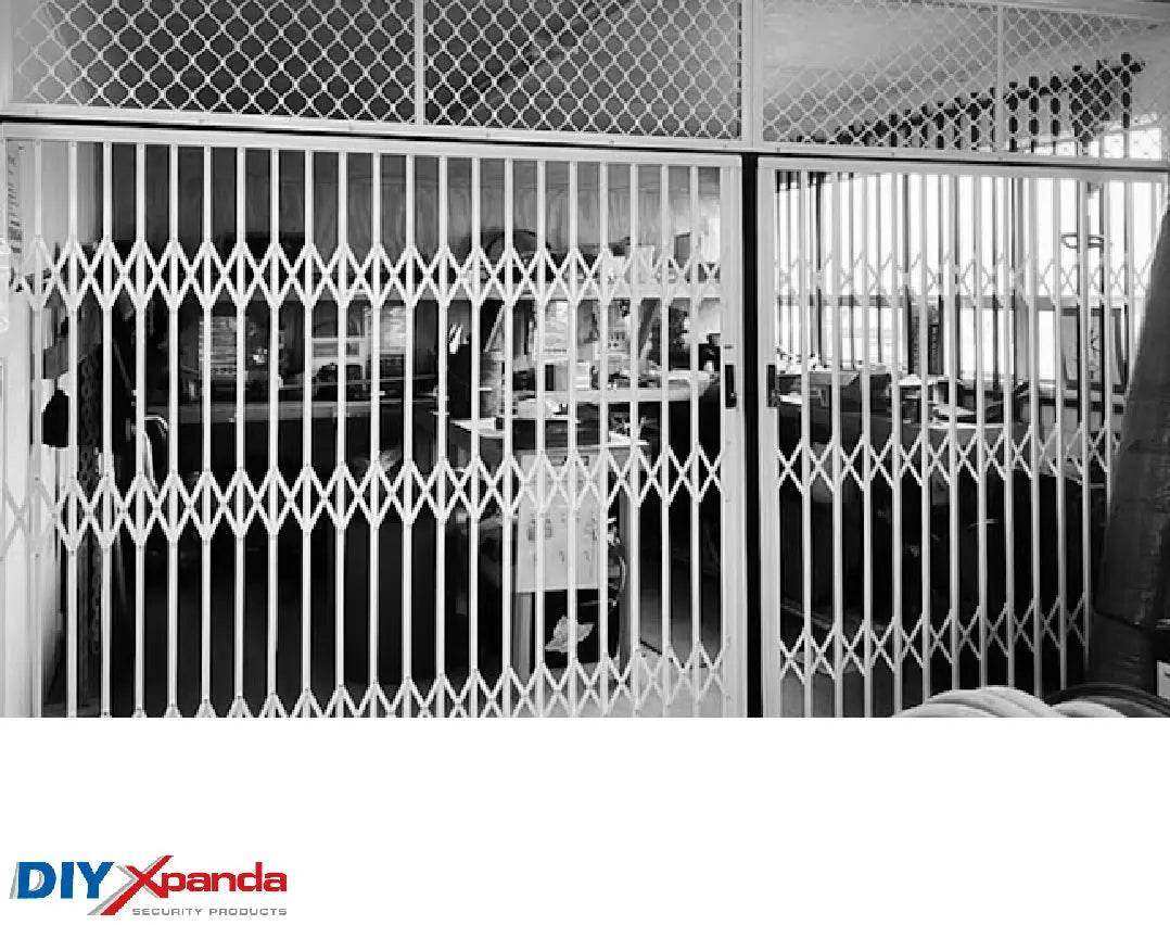 Aluglide Retractable Security Gate 3000mm Wide x 2150mm High (C) - Commercial, Doors, Gates, Residential, Retractable Security Gate - DIY XPANDA