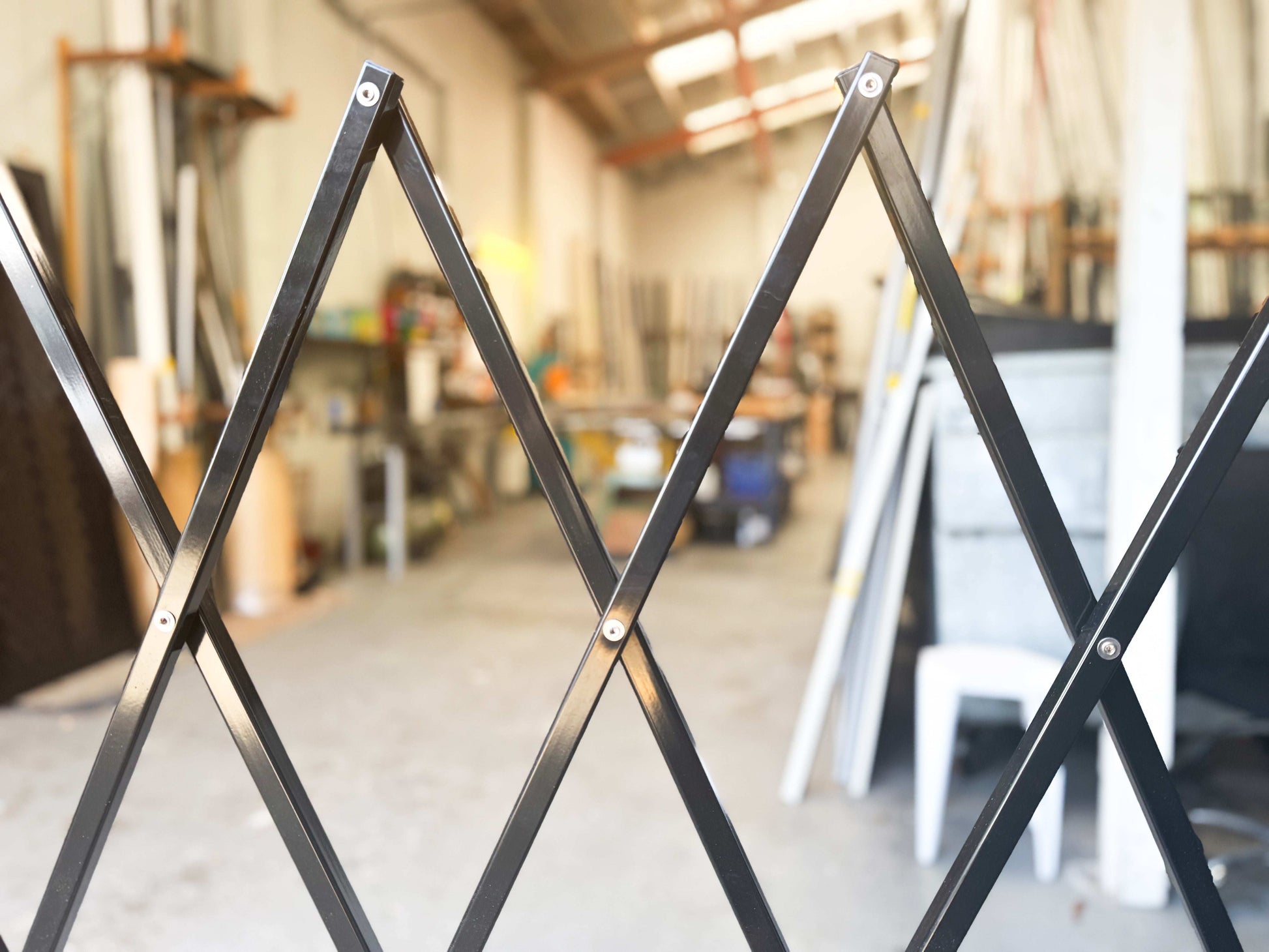 Expandable Barrier Black 4m Wide 1.9m High (B) - Commercial, Expandable Barrier, Residential - DIY XPANDA