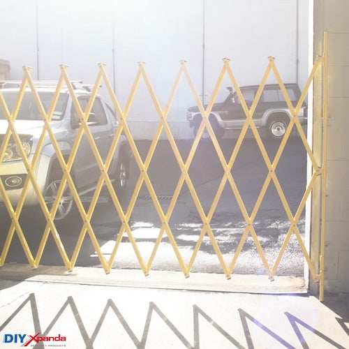 Expandable Barrier Yellow 6m Wide 1.5m High (E) - Commercial, Expandable Barrier, Residential - DIY XPANDA