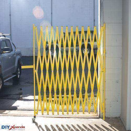 Expandable Barrier Yellow 8m Wide 2.0m High (G) - Commercial, Expandable Barrier, Gates, Residential - DIY XPANDA