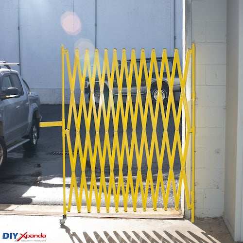 Expandable Barrier Yellow 6m Wide 1.5m High (E) - Commercial, Expandable Barrier, Residential - DIY XPANDA
