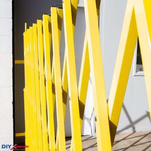 Expandable Barrier Yellow 6m Wide 1.5m High (E) - Commercial, Expandable Barrier, Residential - Yellow DIY XPANDA