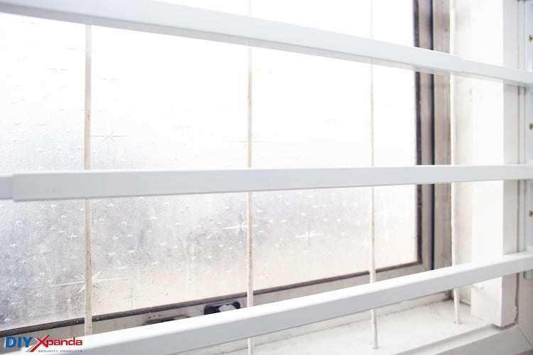Extendable Window Bars 5 Square 630-1100mm (E) - Commercial, Residential, Window Bars, Windows - Black DIY XPANDA