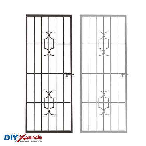 Homestyle Steel Shootbolt Security Gate 770mm x 1950mm High - Commercial, Gates, metal security gate, Residential - White DIY XPANDA
