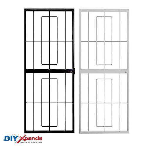 Valor Steel Security Gate 770mm wide x 1950mm High (Ref 34) - Commercial, Gates, metal security gate, Residential - White DIY XPANDA