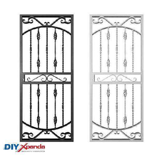 Renaissance Steel Security Gate 810mm Wide x 2000mm High - Commercial, Gates, metal security gate, Residential - White DIY XPANDA