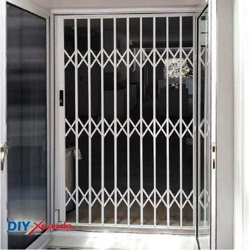 Aluglide Retractable Security Gate 1500mm Wide x 2150mm High (A) - Commercial, Doors, Gates, Residential, Retractable Security Gate - DIY XPANDA