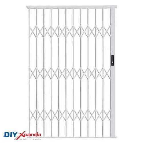Aluglide Retractable Security Gate 2200mm Wide x 2150mm High (B) - Commercial, Doors, Gates, Residential, Retractable Security Gate - DIY XPANDA