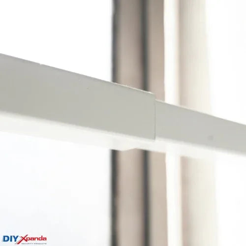 Extendable window bars with 3 square steel security bars for residential window protection