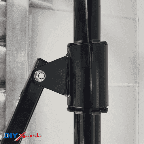 Expandable Barrier Black 4m Wide 1.9m High (B) - Commercial, Expandable Barrier, Residential - DIY XPANDA