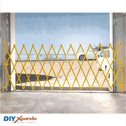 Expandable Barrier Yellow 8m Wide 2.0m High (G) - Commercial, Expandable Barrier, Gates, Residential - DIY XPANDA