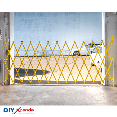 Expandable Barrier Yellow 8m Wide 2.0m High (G) - Commercial, Expandable Barrier, Gates, Residential - DIY XPANDA