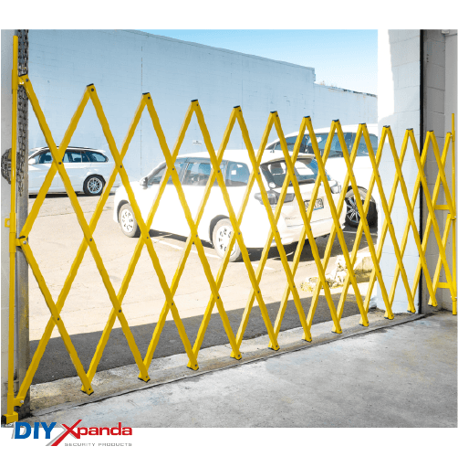 Expandable Barrier Yellow 6m Wide 1.5m High (E) - Commercial, Expandable Barrier, Residential - DIY XPANDA