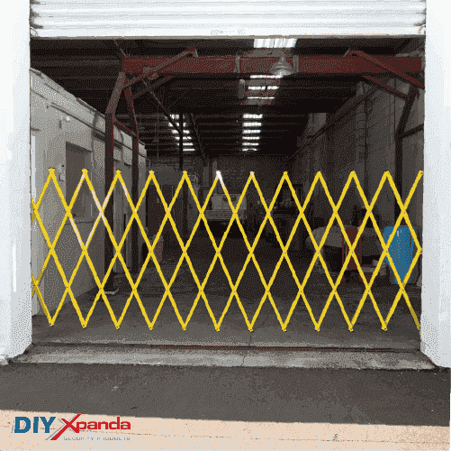 Expandable Barrier Yellow 8m Wide 2.0m High (G) - Commercial, Expandable Barrier, Gates, Residential - DIY XPANDA