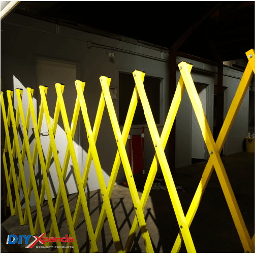 Expandable Barrier Yellow 6m Wide 1.5m High (E) - Commercial, Expandable Barrier, Residential - DIY XPANDA