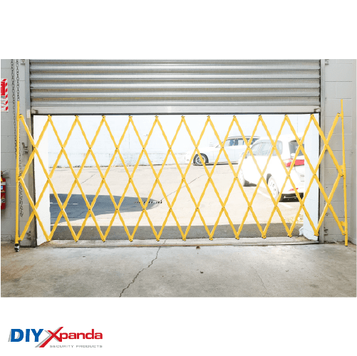 Expandable Barrier Yellow 6m Wide 1.5m High (E) - Commercial, Expandable Barrier, Residential - DIY XPANDA