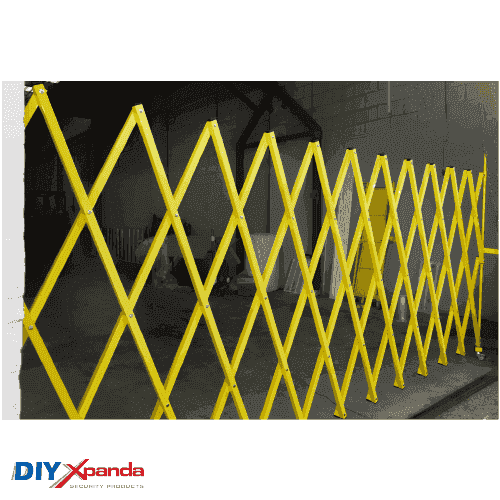 Expandable Barrier Yellow 8m Wide 2.0m High (G) - Commercial, Expandable Barrier, Gates, Residential - DIY XPANDA
