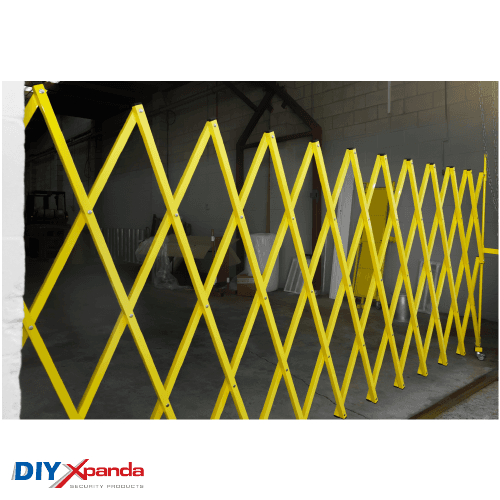 Expandable Barrier Yellow 6m Wide 1.5m High (E) - Commercial, Expandable Barrier, Residential - DIY XPANDA