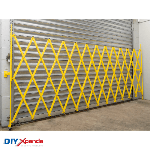 Expandable Barrier Yellow 6m Wide 1.5m High (E) - Commercial, Expandable Barrier, Residential - DIY XPANDA