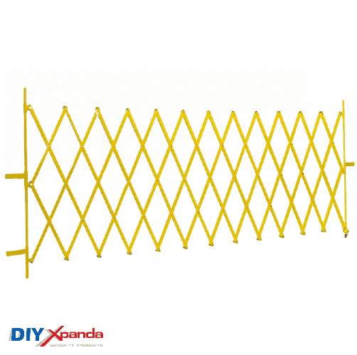 Expandable Barrier Yellow 8m Wide 2.0m High (G) - Commercial, Expandable Barrier, Gates, Residential - DIY XPANDA