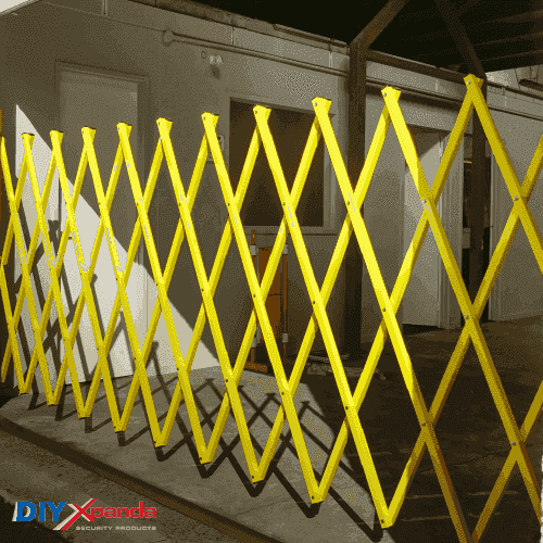 Expandable Barrier Yellow 8m Wide 2.0m High (G) - Commercial, Expandable Barrier, Gates, Residential - DIY XPANDA