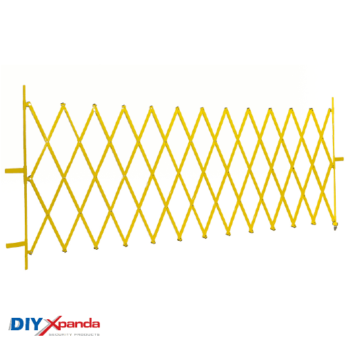 Expandable Barrier Yellow 6m Wide 1.5m High (E) - Commercial, Expandable Barrier, Residential - DIY XPANDA