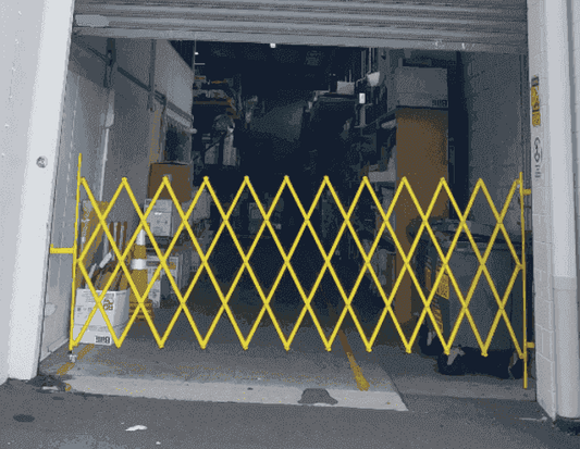 Expandable Barrier Yellow 8m Wide 2.0m High (G) - Commercial, Expandable Barrier, Gates, Residential - DIY XPANDA