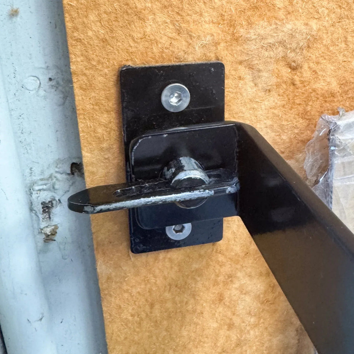 Black expandable barrier with adjustable scissor gate design for access control and safety management