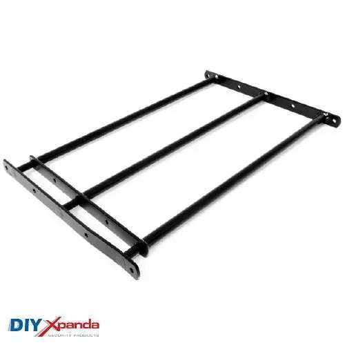 Extendable Window Bars 3 Round 485-900mm (A) - Commercial, Residential, Window Bars, Windows - Black DIY XPANDA