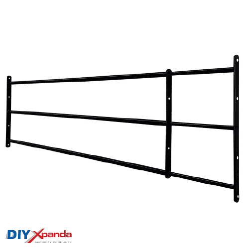 Extendable Window Bars 3 Round 900-1650mm (B) - Commercial, Residential, Window Bars, Windows - Black DIY XPANDA