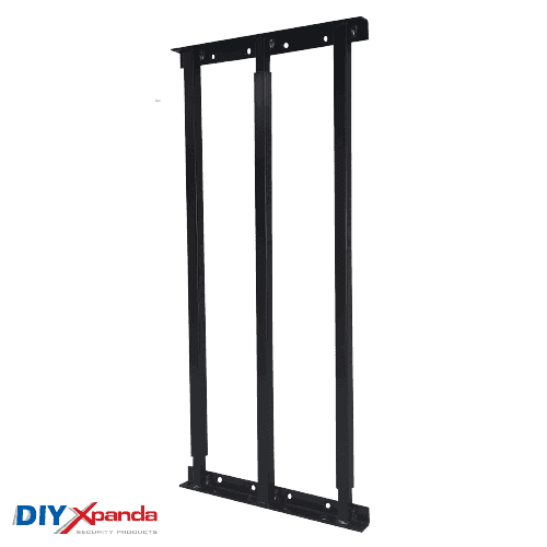 Extendable Window Bars 3 Square 630-1100mm (C) - Commercial, Residential, Window Bars, Windows - Black DIY XPANDA