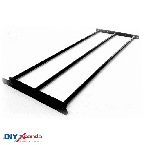 Extendable Window Bars 3 Round 900-1650mm (B) - Commercial, Residential, Window Bars, Windows - Black DIY XPANDA