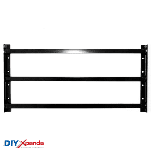 Extendable Window Bars 3 Square 630-1100mm (C) - Commercial, Residential, Window Bars, Windows - Black DIY XPANDA