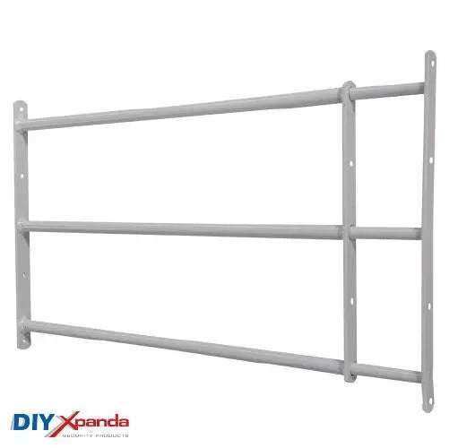 Extendable Window Bars 3 Round 485-900mm (A) - Commercial, Residential, Window Bars, Windows - Black DIY XPANDA