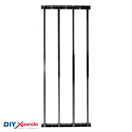 Extendable Window Bars 4 Square 630-1100mm (D) - Commercial, Residential, Window Bars, Windows - Black DIY XPANDA