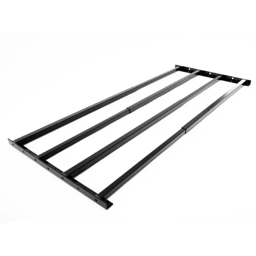 Extendable window bars with 4 square steel security bars for residential window protection