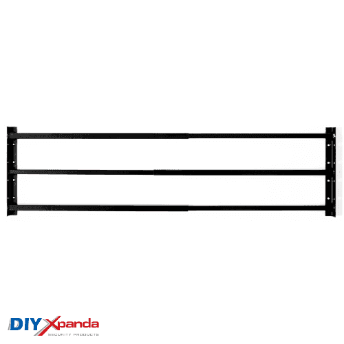 Extendable Window Bars 3 Square 630-1100mm (C) - Commercial, Residential, Window Bars, Windows - Black DIY XPANDA