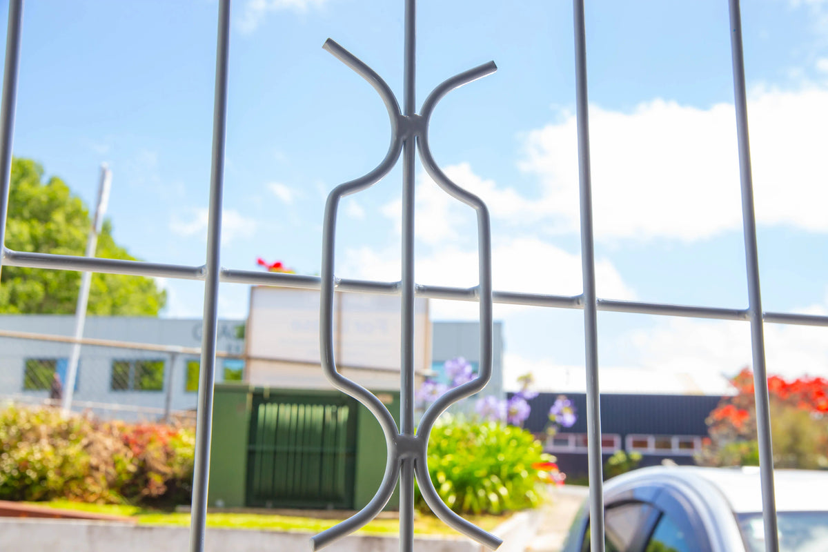 Homestyle shootbolt steel security gate for residential entrance security