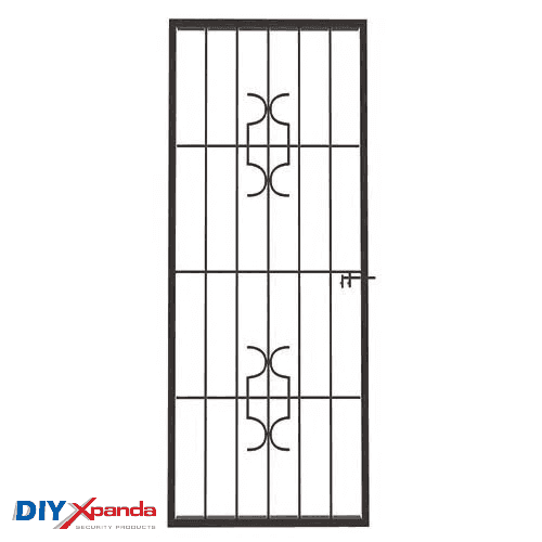 Homestyle Steel Shootbolt Security Gate 770mm x 1950mm High - Commercial, Gates, metal security gate, Residential - Black DIY XPANDA