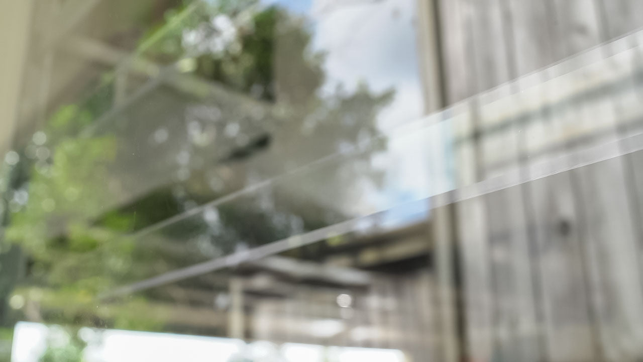 Clear Guard - Transparent Polycarbonate Window Protection Commercial Residential Windows Window Bars