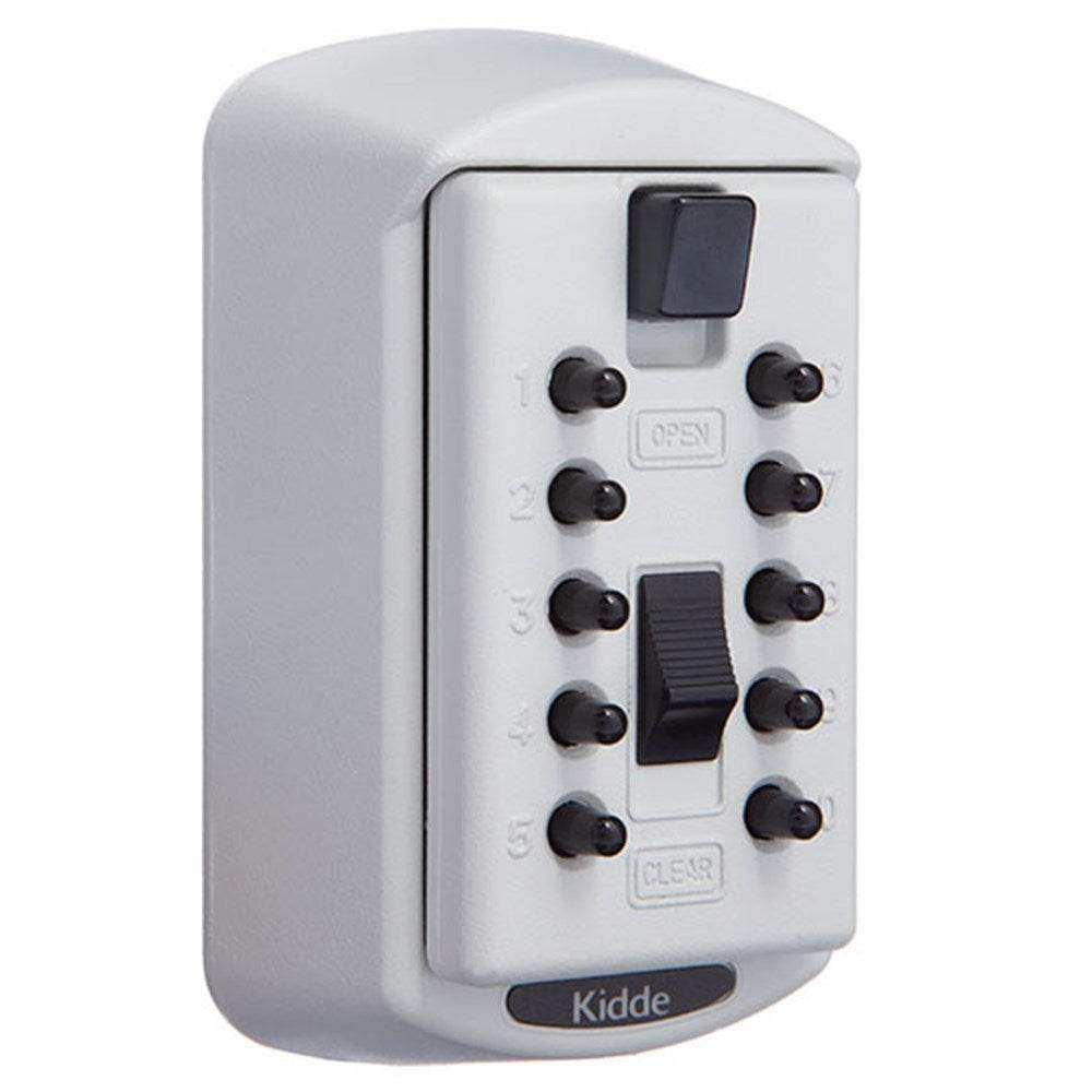 Kidde slimline wall mounted key safe for residential key storage