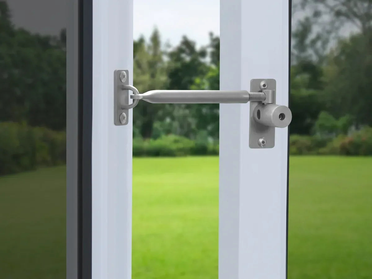 PetLatch window latch for pet doors secure ventilation and sliding window security