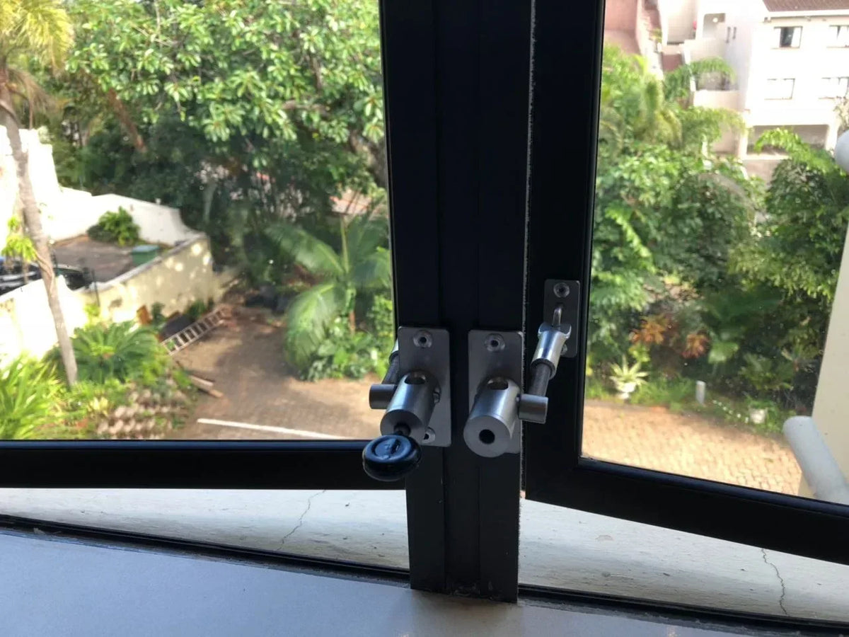 LockLatch window latch for pet doors, secure ventilation and window security