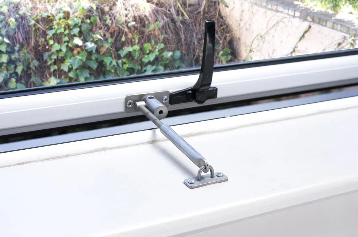 LockLatch window latch for pet doors, secure ventilation and window security