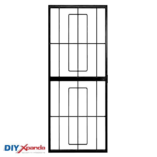 Valor Steel Security Gate 770mm wide x 1950mm High (Ref 34) - Commercial, Gates, metal security gate, Residential - White DIY XPANDA